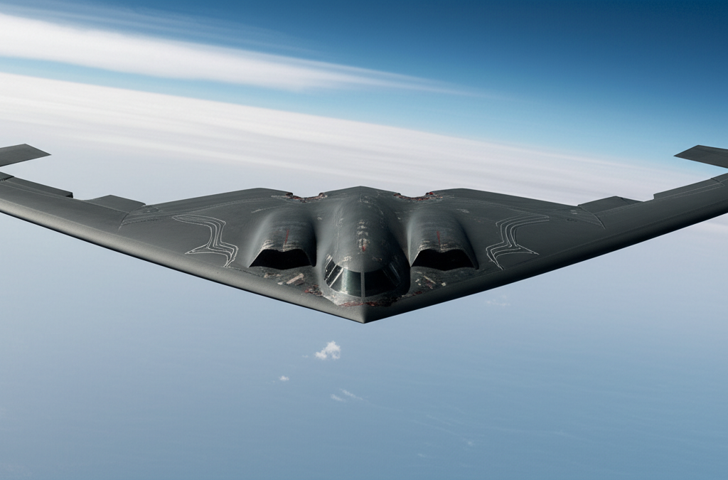 B-2 Spirit stealth bomber in flight