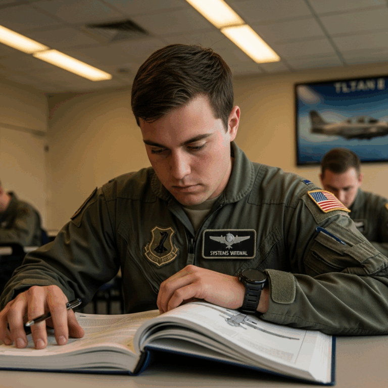 military pilot student in flight suit studying aircraft syst 20260331 081810