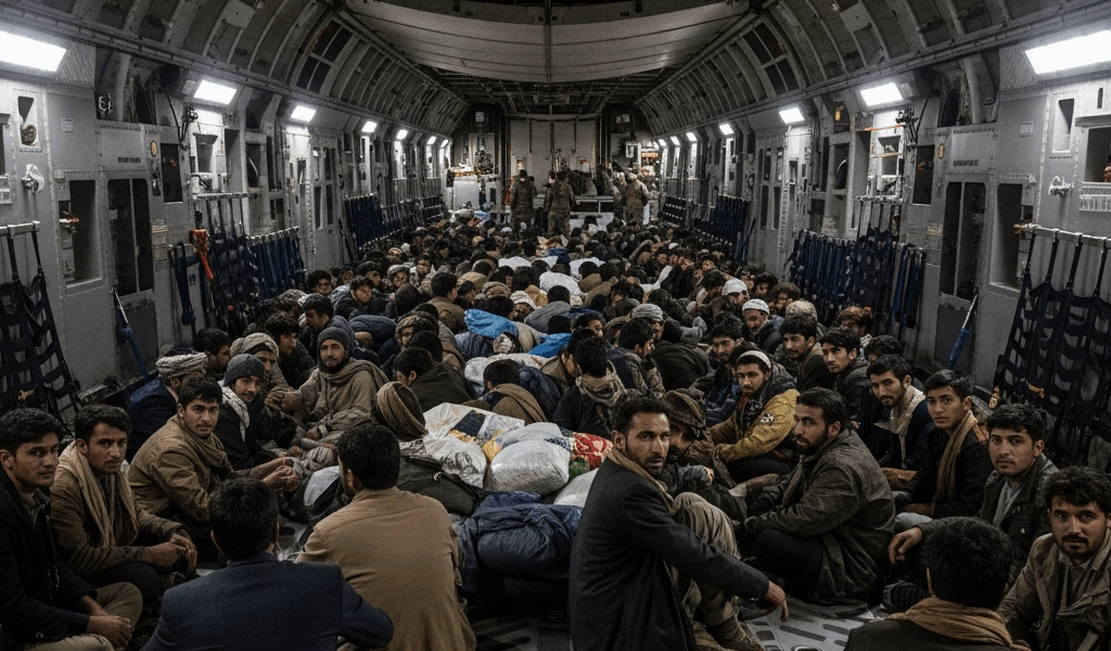 REACH 871 How One C-17 Crew Carried 823 People Out of Kabul