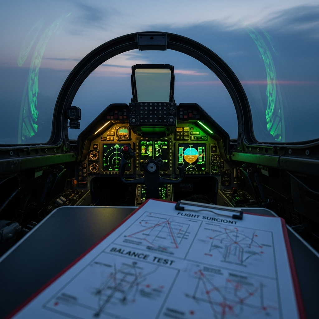 Military Pilot Vertigo and Balance Issues During Flight